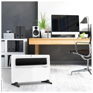 Convector Eléctrico Trotec TCH 1510 E 1500W Blanco – Calefacción Silenciosa Termostato Programable