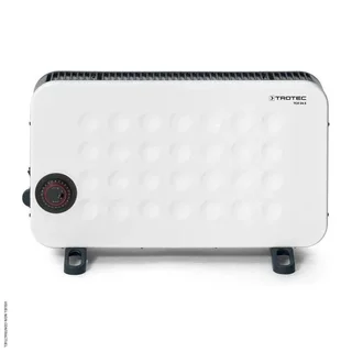 Aquecedor elétrico de convecção TROTEC TCH 26 E 2000W branco com turbo e temporizador 24h