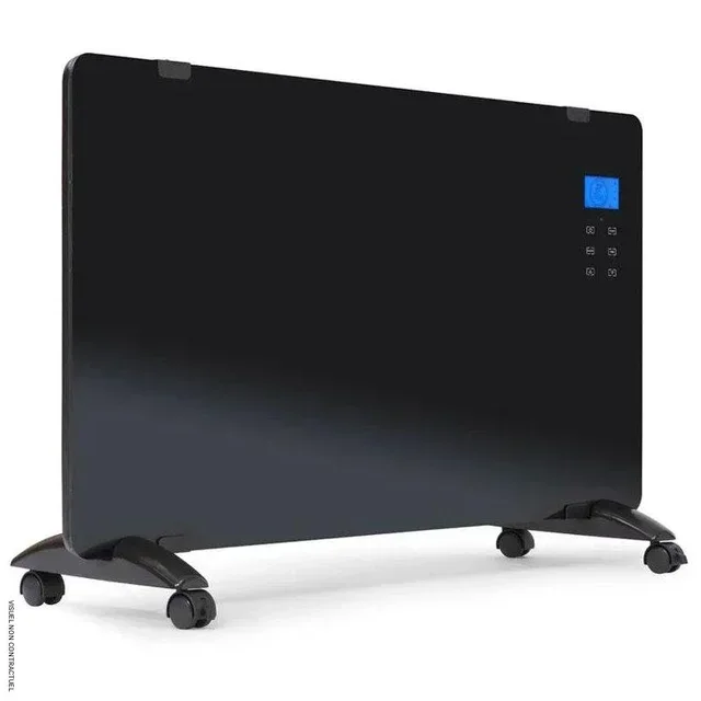 Convecteur électrique design noir verre 2000W TCH 2011 E TROTEC