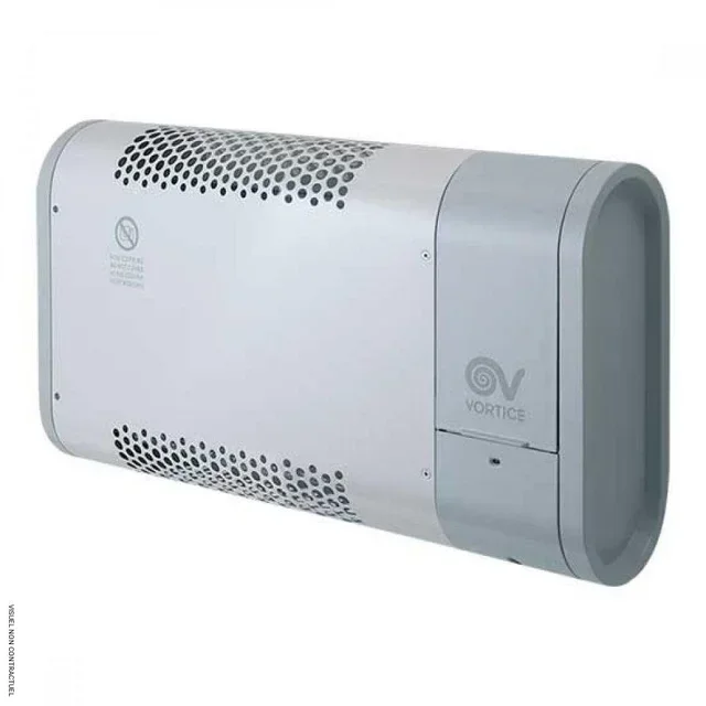 Convecteur électrique Vortice Microsol RSM2000 2000W IPX4 mural silencieux