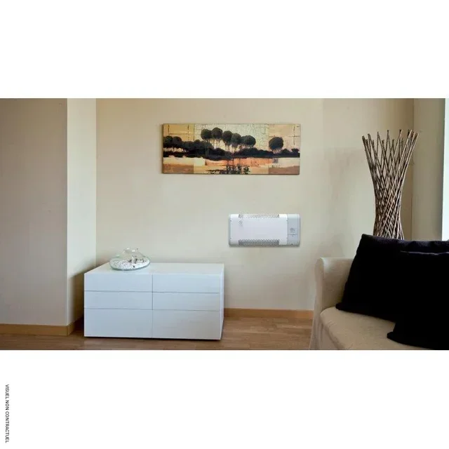 Silent electric convector heater Vortice Microsol RSM1000 1000W IPX4 wall-mounted