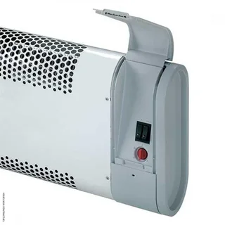 Silent electric convector heater Vortice Microsol RSM1000 1000W IPX4 wall-mounted