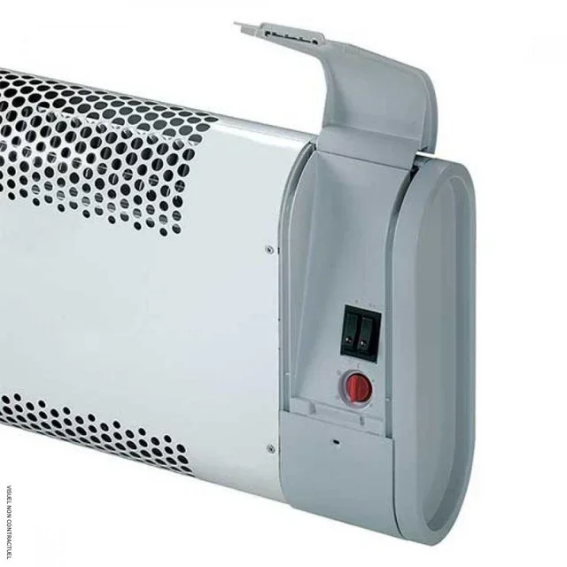 Silent electric convector heater Vortice Microsol RSM1000 1000W IPX4 wall-mounted