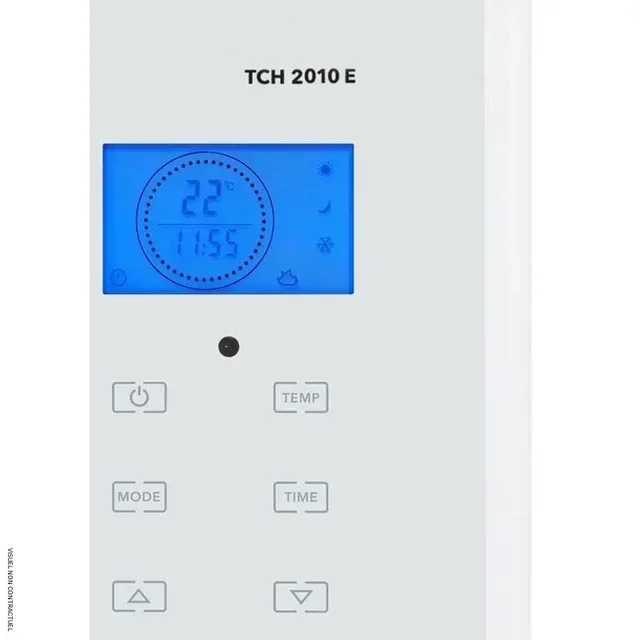 Convecteur électrique design verre blanc 2000W Trotec TCH 2010 E