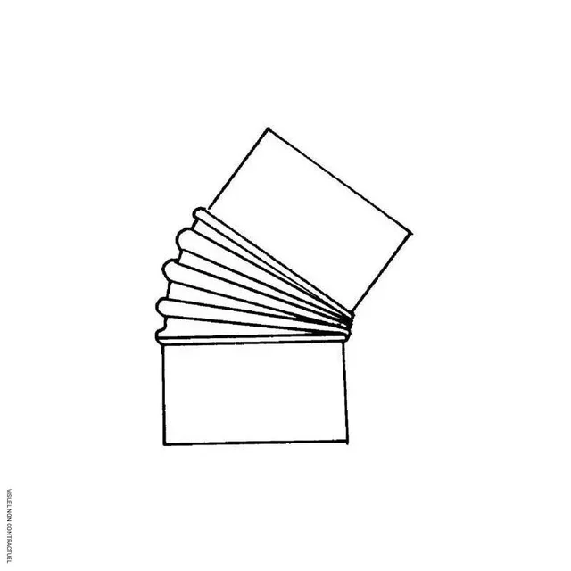 Codo 45° Ø100mm SOVELOR - Calefacción Ventilación