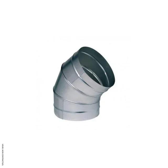 Coude 45° galvanisé Ø250mm Sovelor-Dantherm