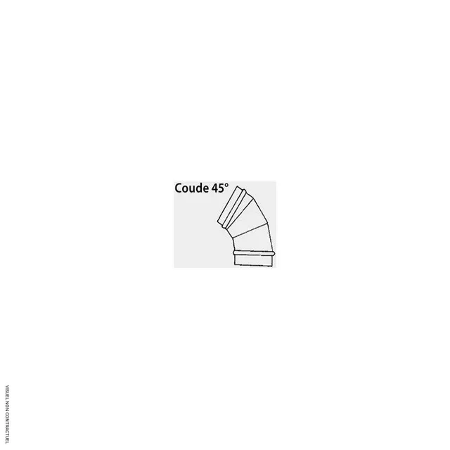 Cotovelo 45° Impermeável KIT C12/B22 AGSX/AGVX 45-80 SOVELOR