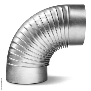 90-Grad-Bogen Trotec Ø150 mm für Ölheizer IDS/IDE