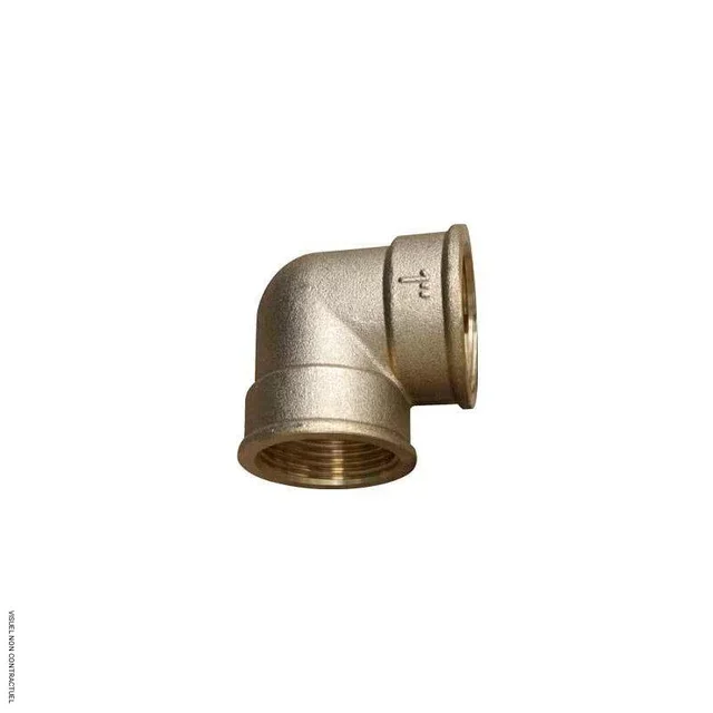 Coude laiton 90° femelle 1" CEMO - Raccord plomberie FF