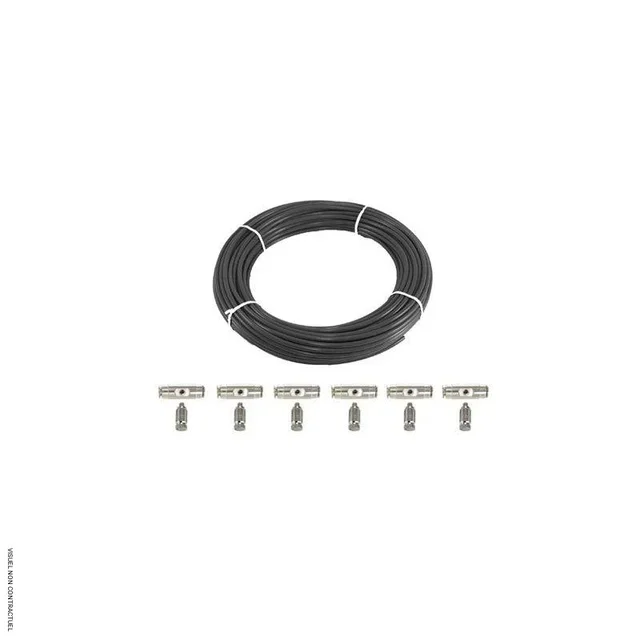Couronne brumisation 6 buses Ø45cm nylon HP G1/4 BRO