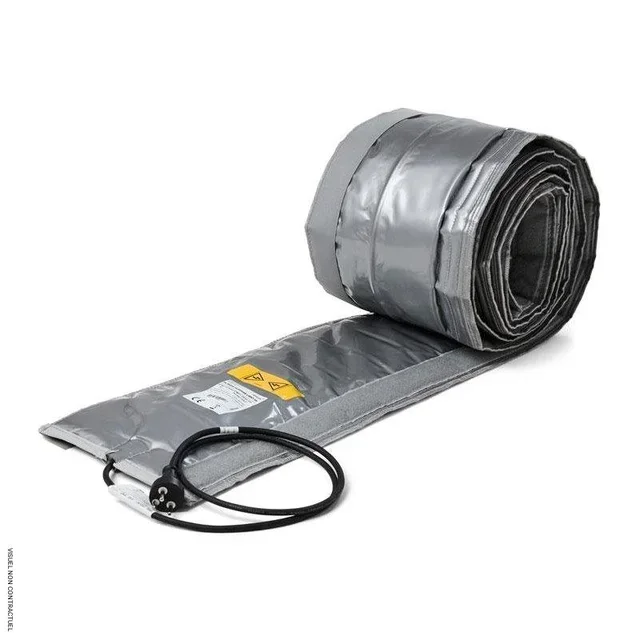 Couverture chauffante mobile 170W anti-gel chantier tuyaux HEATCOM