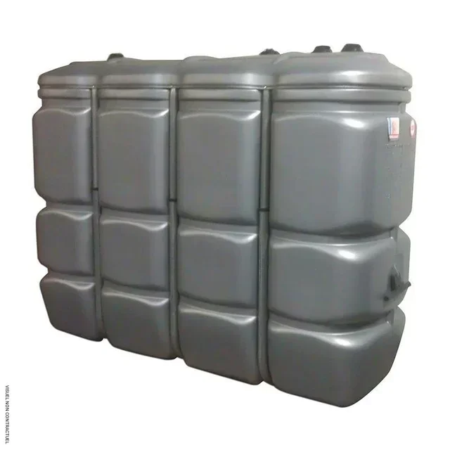 Tanque de gasóleo 1500L dupla parede polietileno THERMOBILE com bac de retenção integrado