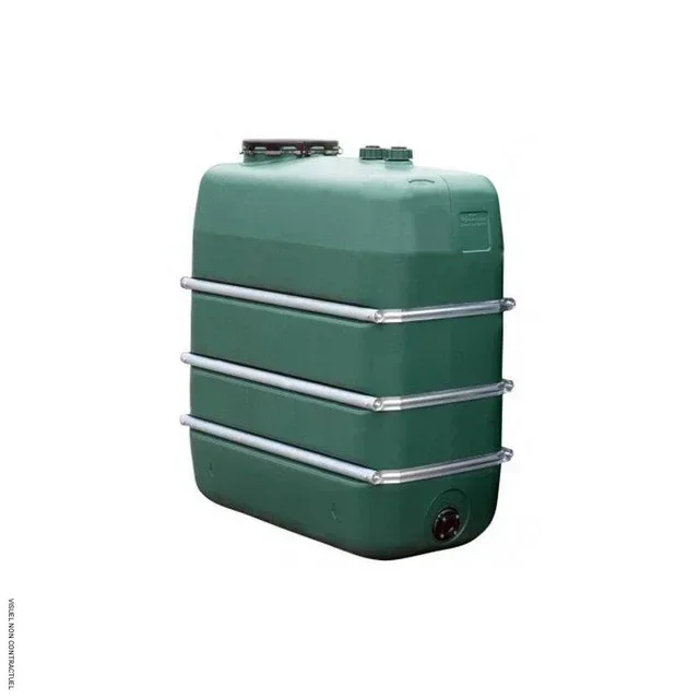 Cuve PEHD 1500L CEMO récupération eaux pluviales aérienne