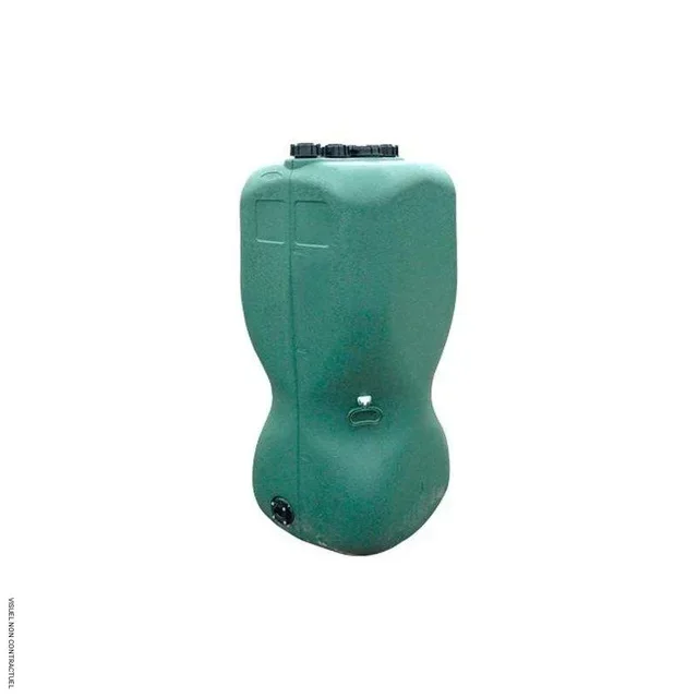 750L HDPE Rainwater Tank Green Opaque Anti-Algae CEMO
