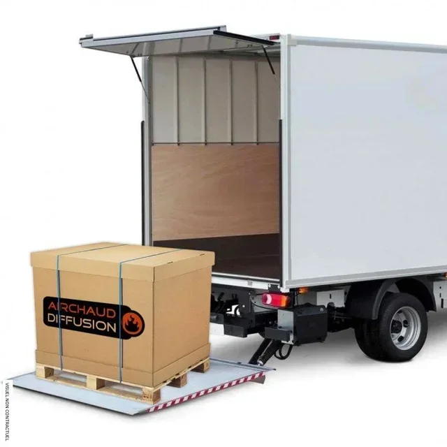 Déchargement hayon élévateur AIRCHAUD - Livraison sécurisée marchandises