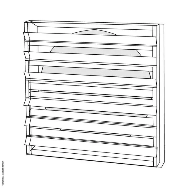 Déflecteur d'air Frico SWT22 pour plafond bas - redirection latérale du flux