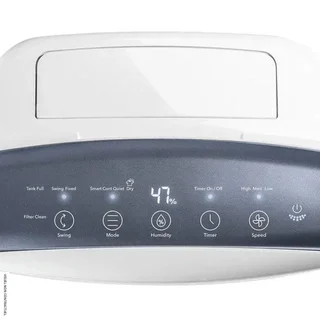 Trotec TTK 73 E Dehumidifier 24L/Day Metallic Design with Hygrostat and Swing Function for 50m²