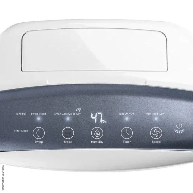 Trotec TTK 73 E Dehumidifier 24L/Day Metallic Design with Hygrostat and Swing Function for 50m²