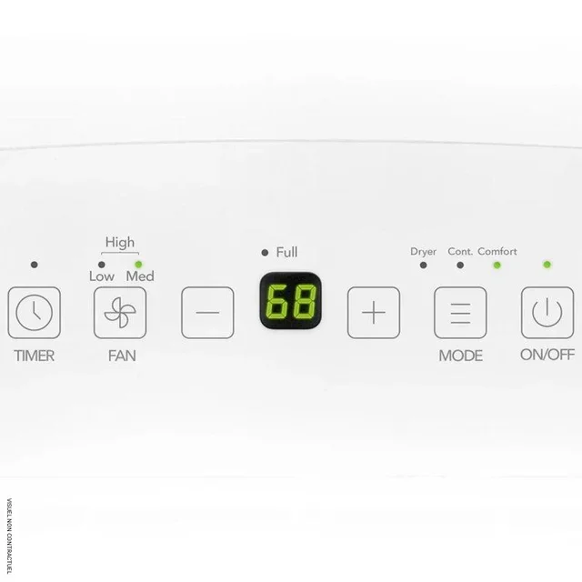Déshumidificateur mobile Trotec TTK 54 E 18L/jour blanc design compact