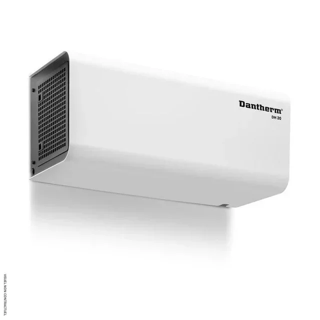 Déshumidificateur mural TROTEC DH 20 - 12,6 L/jour - Aluminium anticorrosion