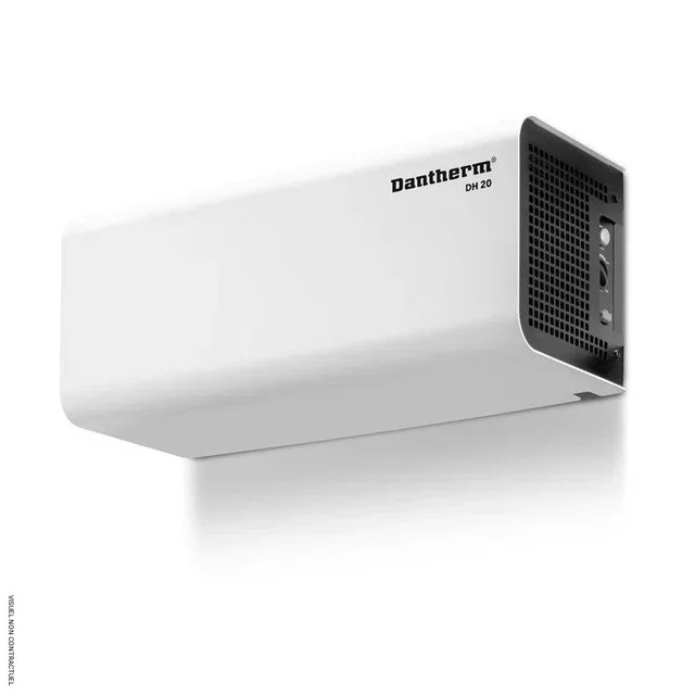 Déshumidificateur mural TROTEC DH 20 - 12,6 L/jour - Aluminium anticorrosion