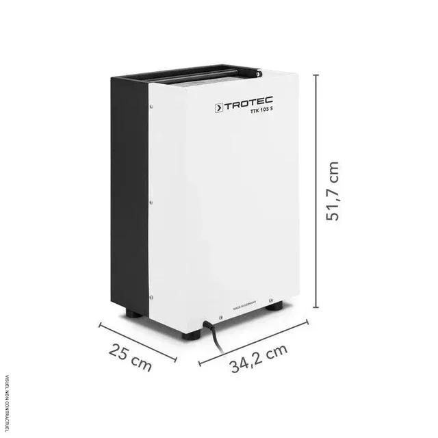 Déshumidificateur Trotec TTK 105 S - 105L/j avec compteur horaire