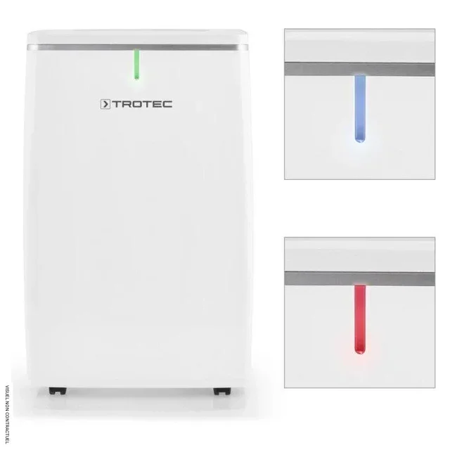 Deumidificatore Trotec TTK 72 E 24L/giorno - Capacità 50m² con indicatore LED igrometrico e funzione SuperDry