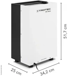 Dehumidifier Trotec TTK 105 S 105L/day aluminum professional