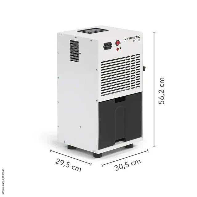 Deumidificatore Trotec TTK 75 ECO 24L Aria Calda Cantiere Edile