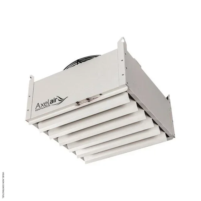 Déstratificateur DS 4000 Axelair monophasé avec thermostat intégré pour plafond haut