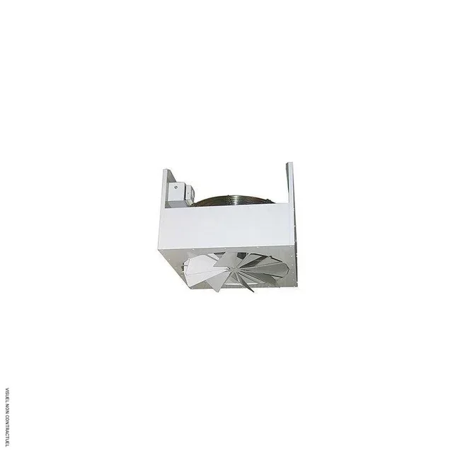 Déstratificateur d'air SDS 4 avec thermostat intégré SEET - 3600 m³/h, hauteur 5m, carrosserie blanche RAL 9003, éligible CEE IND-BA110 et BAT-TH142 pour espaces professionnels