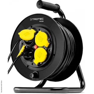 Enrouleur câble 20m 4 prises IP44 Trotec PVD1EU chantier