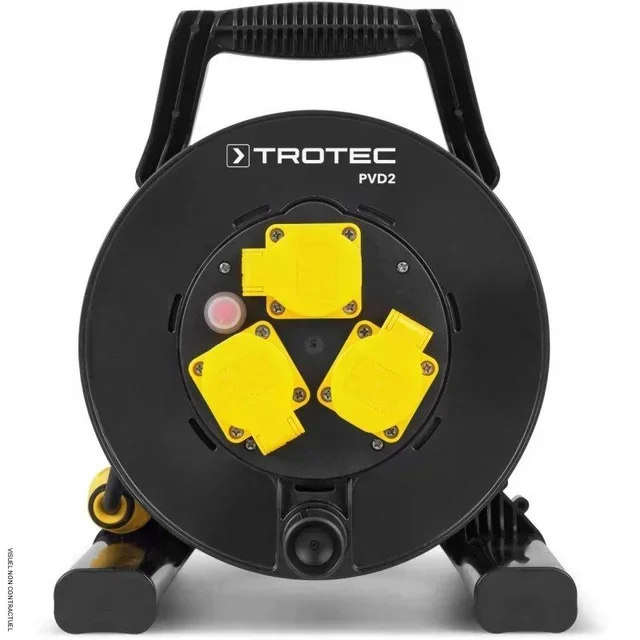 Enrouleur câble 25m TROTEC PVD2 IP54 3,6kW chantier
