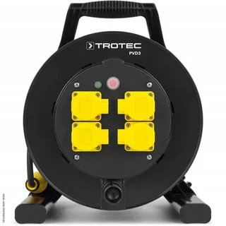 Trotec PVD3 Elektro Kabeltrommel 40m 4 Steckdosen IP54 Baustelle