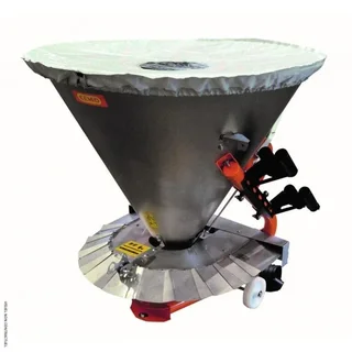 Épandeur SA260 inox 260L CEMO - Sel sable engrais tracteur