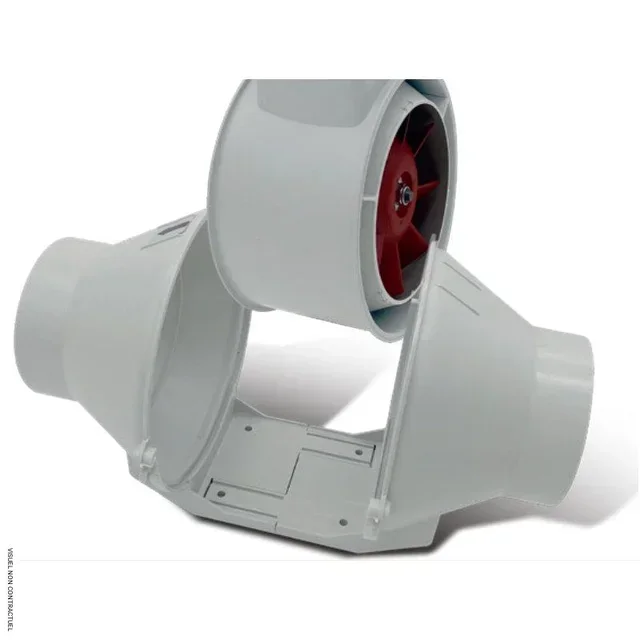 Extracteur hélico-centrifuge temporisé LINEO XLT250Q VORTICE Ø247 mm 720-990 m³/h
