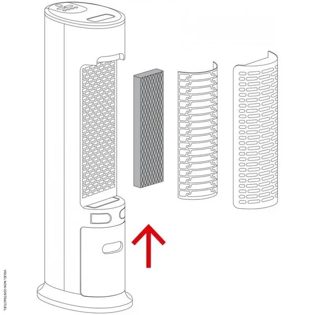 Filtro evaporatore PAE 30 - TROTEC - Nido d'ape