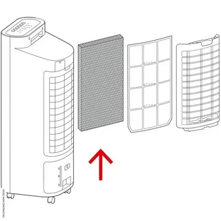 Filtre évaporation PAE 22 - TROTEC - Rafraîchisseur d'air