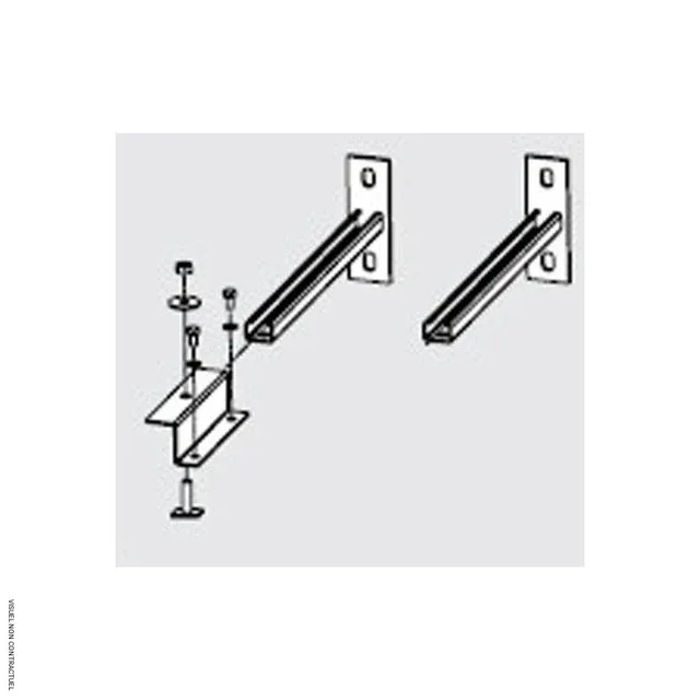 Frico Wandhalterungen - 2er Set für Heizungsinstallation
