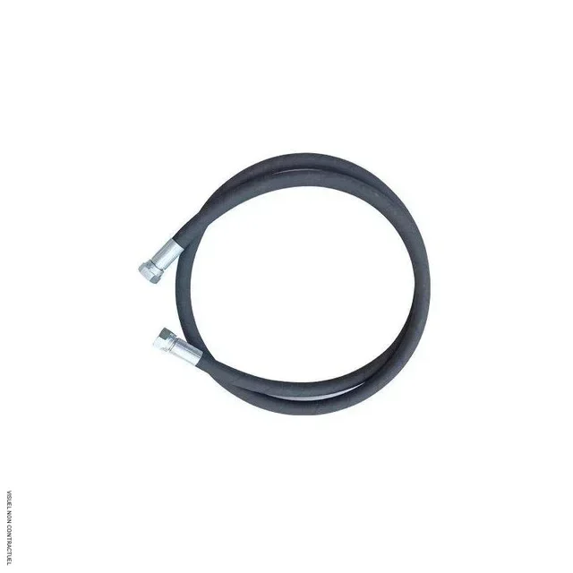 Flexible hydraulique 2m 1/2" raccord tournant CEMO pour enrouleur automatique