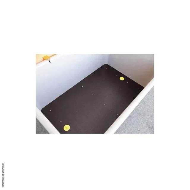 Fond plat bac PFV 200L CEMO 75x45 cm - base stable rétention