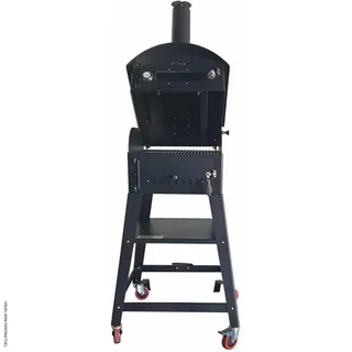 Four à pizza 2 en 1 barbecue VULCANO Tradi BBQ extérieur bois