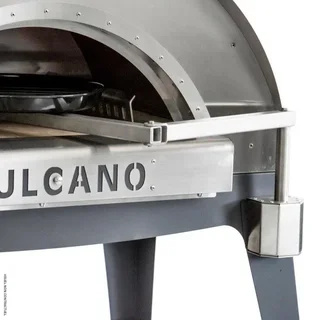 Four à pizza Vésuve VULCANO 80x50cm sur roulettes - cuisson au feu de bois