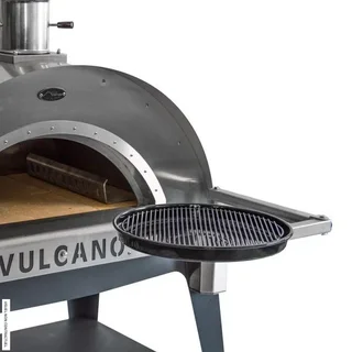Four à pizza Vésuve VULCANO 80x50cm sur roulettes - cuisson au feu de bois
