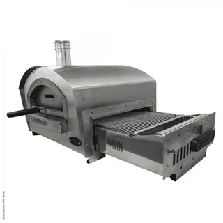 Four pizza barbecue 2 en 1 TAAL Vulcano Inox extérieur bois