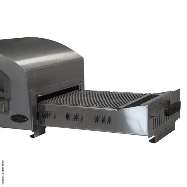 Four pizza barbecue 2 en 1 TAAL Vulcano Inox extérieur bois