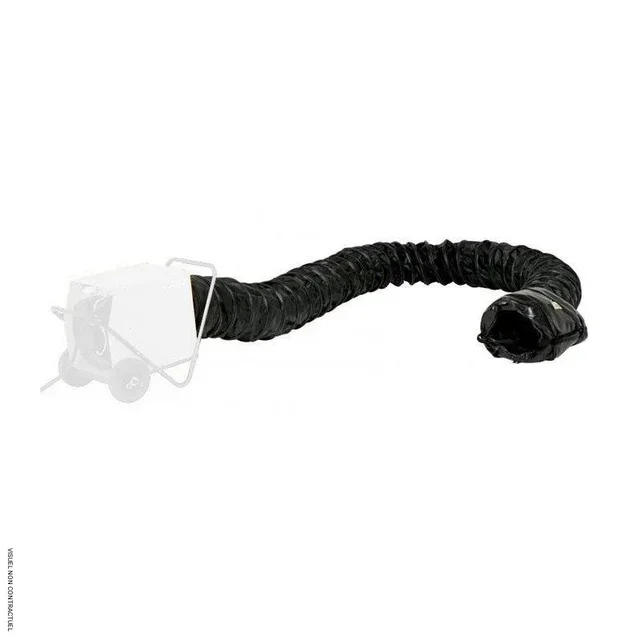 Gaine souple haute température Ø152mm 4m SOVELOR-DANTHERM avec collier