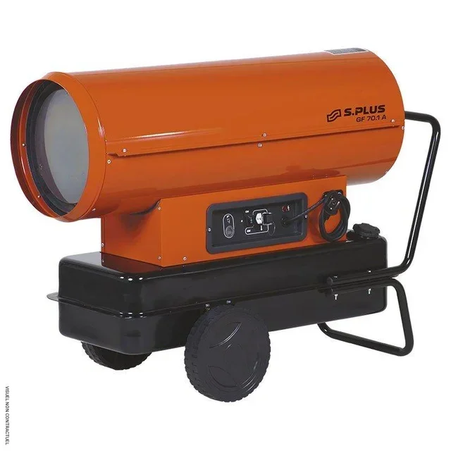 Generatore d'aria calda mobile gasolio 69 kW GF 70.1 A SPLUS riscaldamento industriale