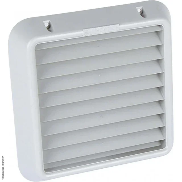 Grille sortie air extérieure fixe Ø150 mm gris Vortice ventilation