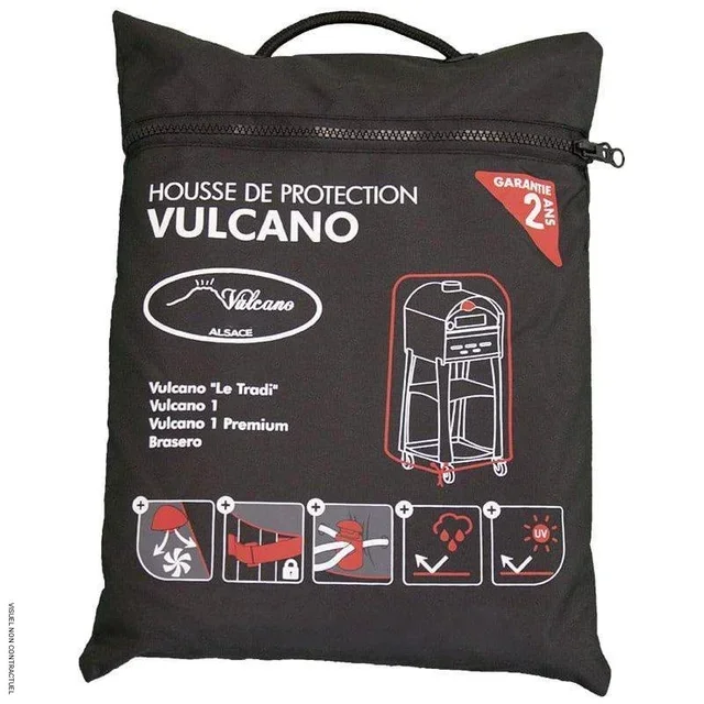 Housse protection four à bois VULCANO Tradi Series avec caisson maintien chaud